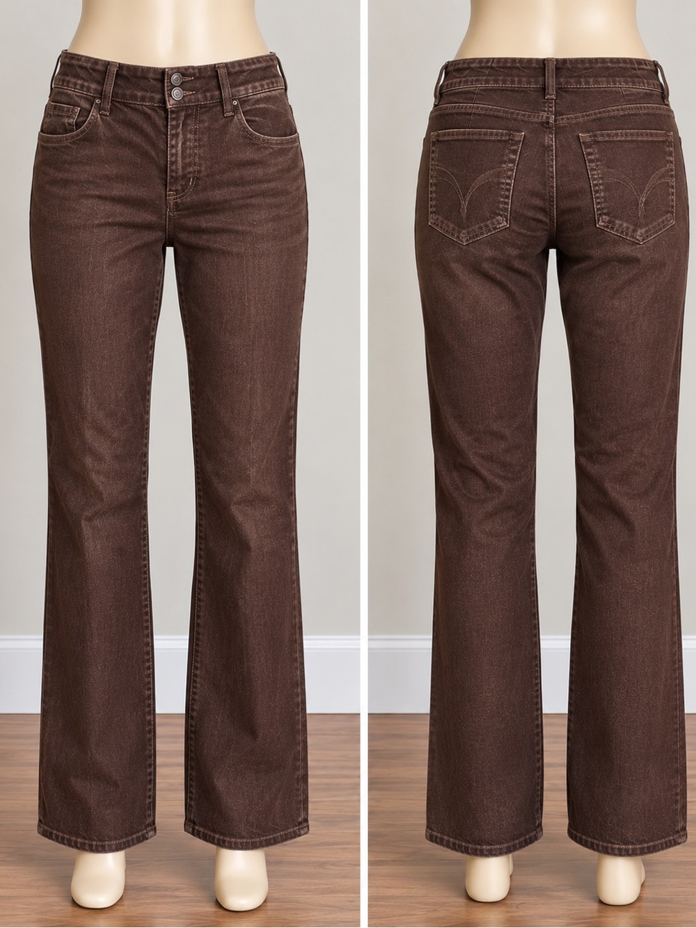 Cato Blackwash Flare Jeans